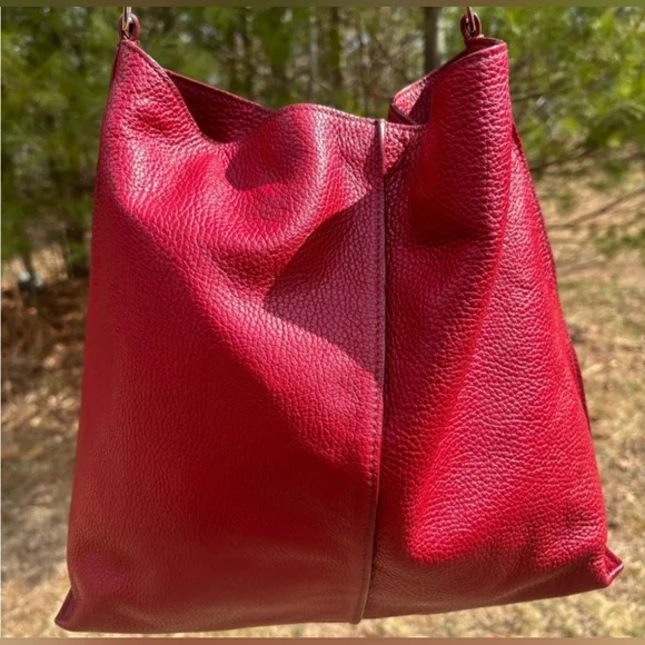 Furla Pebbled Leather Hobo Shoulder Bag - Picture 4 of 8